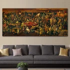 Известная Картина на холсте для обсуждения Божественная комедия с Данте настенные картины принт Плакаты для Декор в гостиную