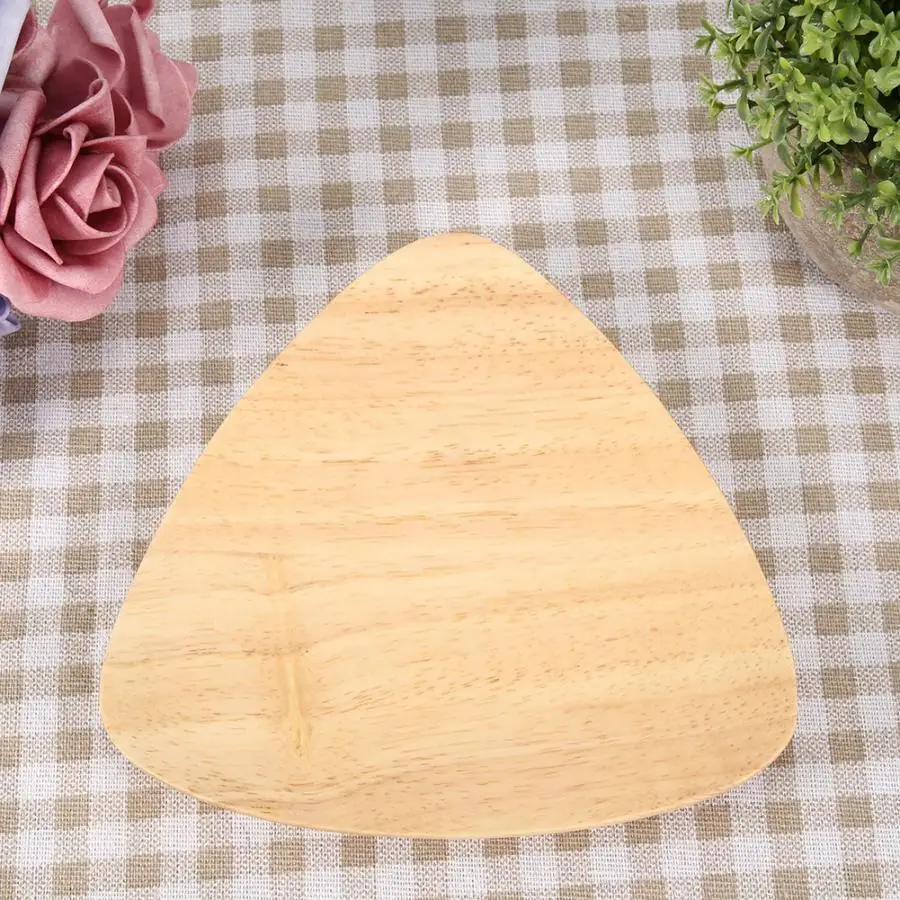 Деревянный поднос десертные тарелки 2 шт. деревянная тарелка для печенья