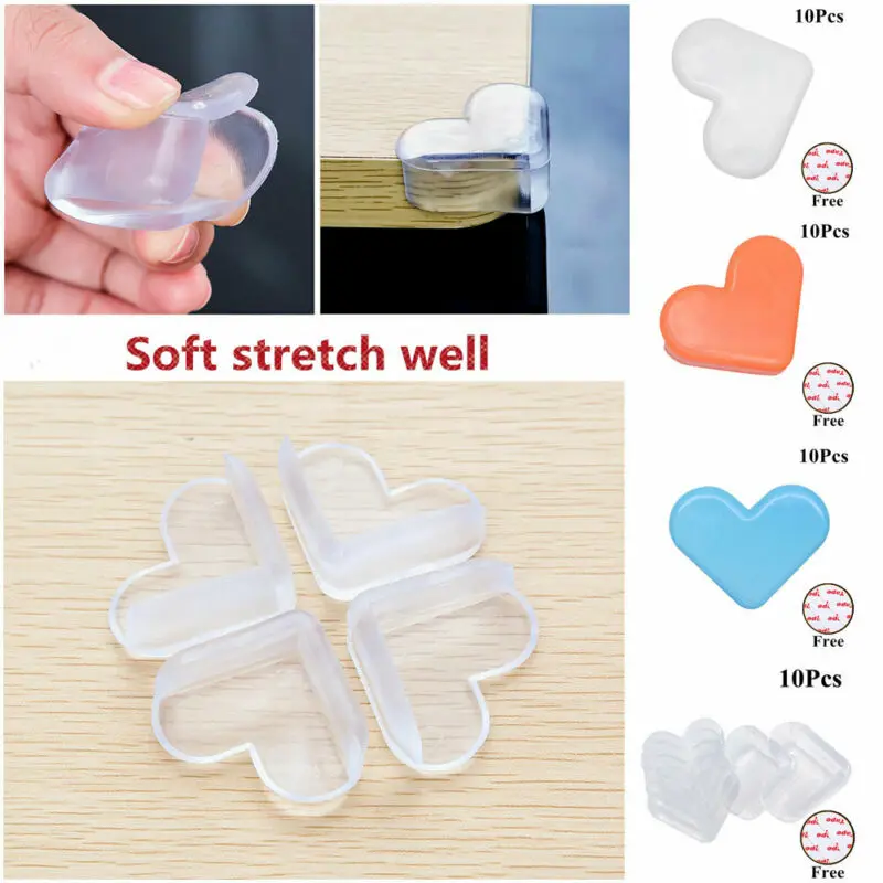 10 шт Любовь Круглый анти столкновения угол ребенок острый стол Угловые защитные