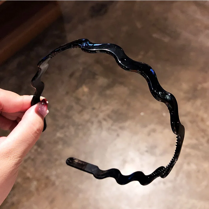 Женские резинки для волос с цветной волной базовые в Корейском стиле модные