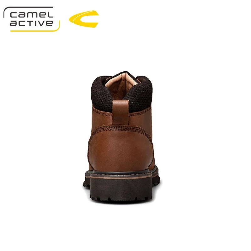 Мужские походные ботинки Camel Active прочная нескользящая обувь из натуральной кожи