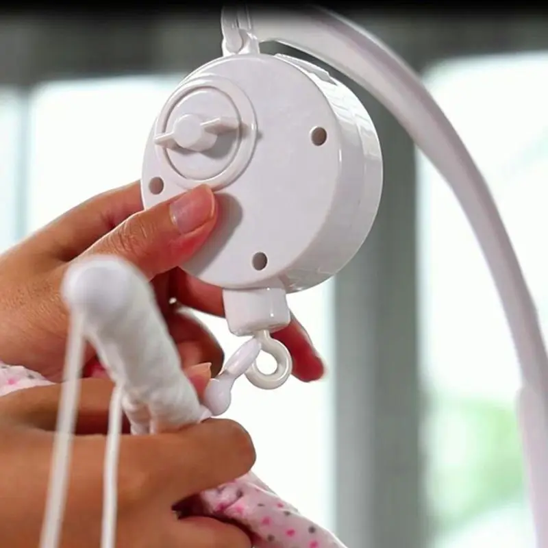 

Baby Crib Musical Mobile Rattles Plush Pendants Toy Bed Bell Wind Chimes Kids Room Hanging Decoration