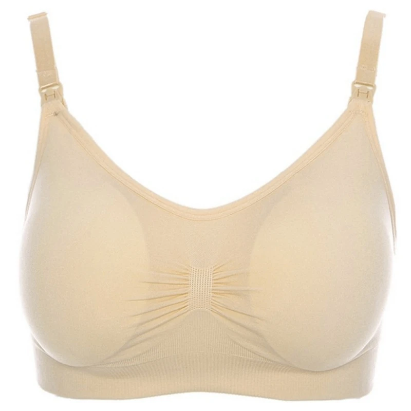 

Women Nursing Maternity Bra Push Up Breastfeeding Bralette Wire Free Push Up New
