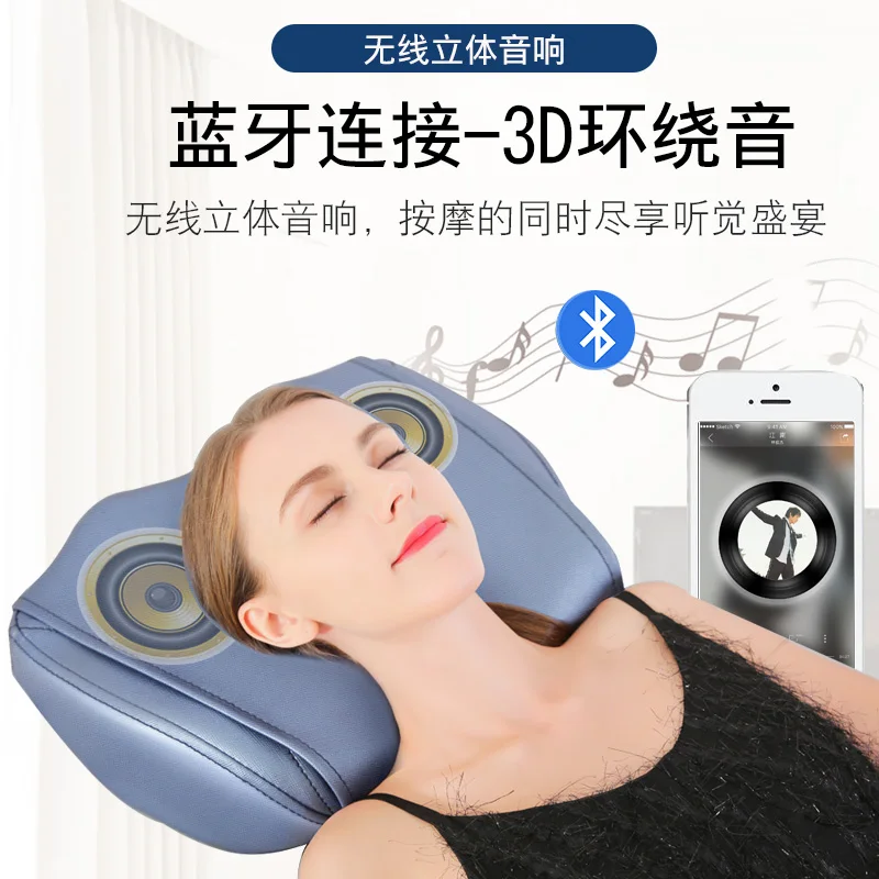 

Cervical spine massager smart bluetooth music massage pillow repair cervical spine electric traction massage pillow