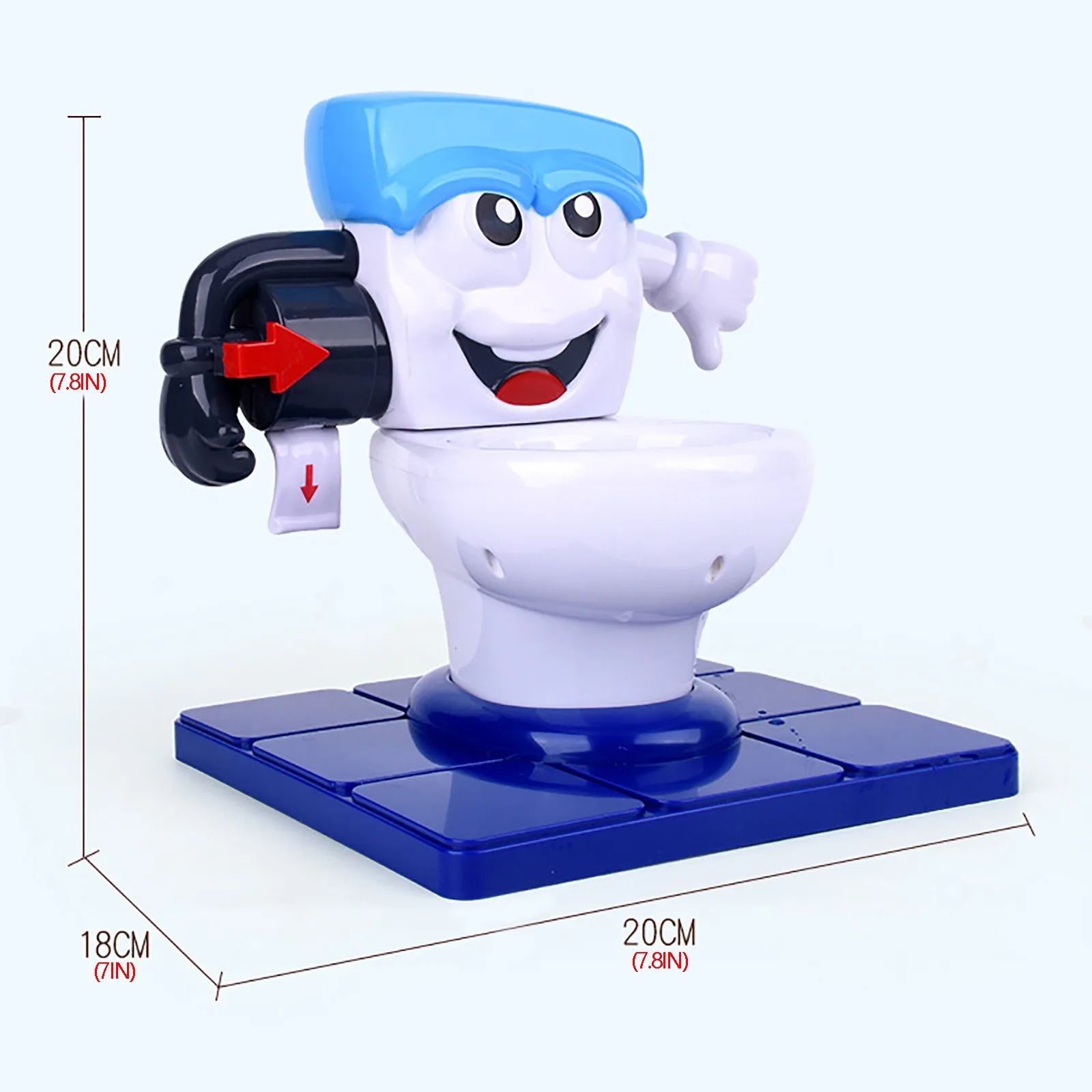 Двойной Туалет игрушка Детская образовательная Интерактивная распыления воды