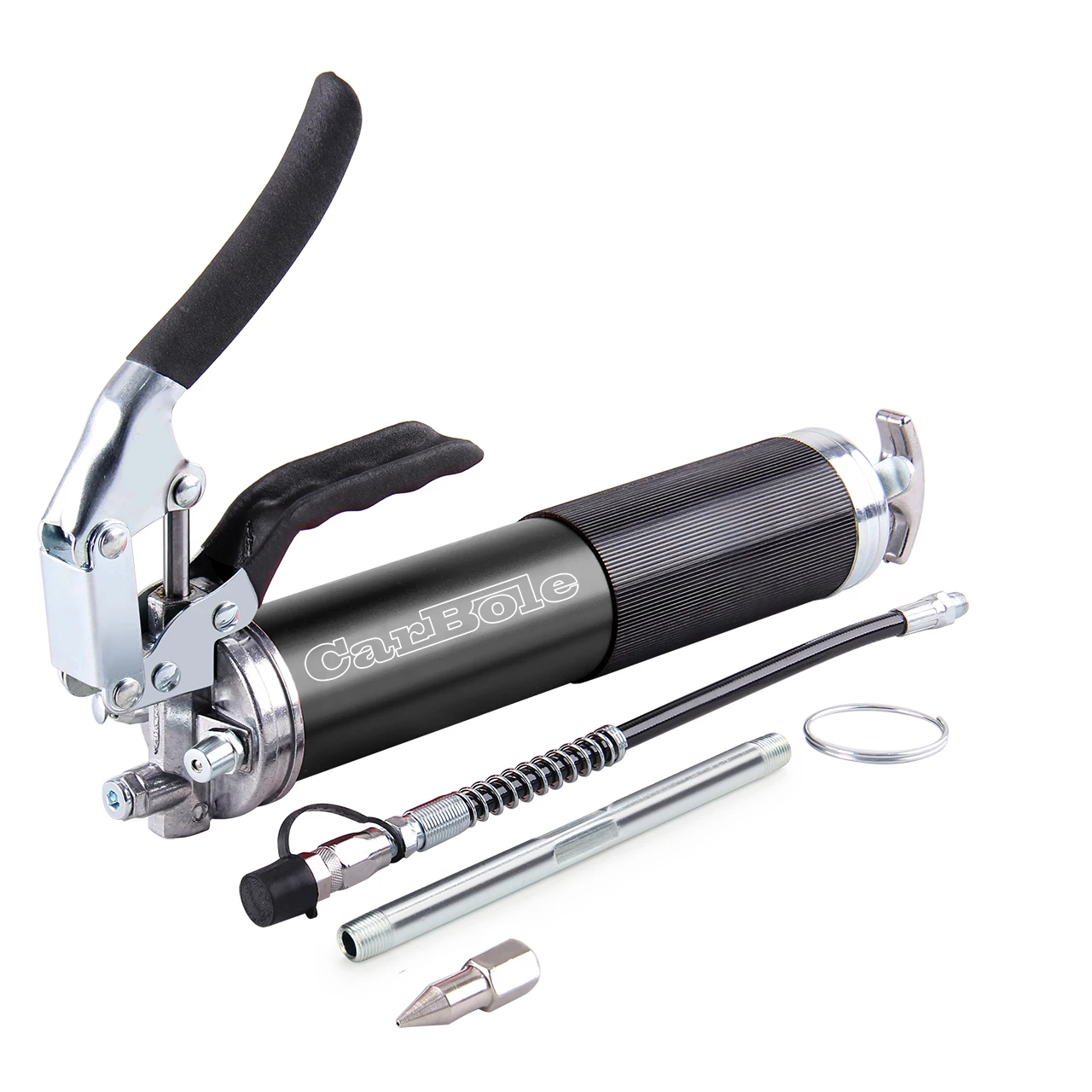 Смазочный пистолет черный красный синий мощный 6000 фунтов на кв. дюйм 400 куб. См 14