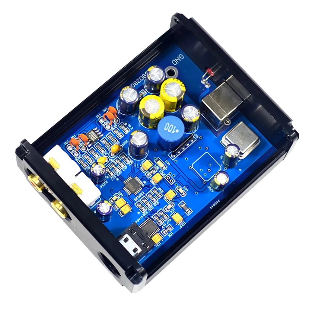 Мини USB DAC аудио декодирование HiFi усилитель для наушников Amp ES9028Q2M SA9023 домашняя