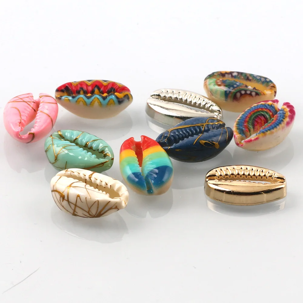 

Natural Seashell Set Shell Beads Crafts Ornaments For Pendant Shells Necklace Pendant Making Beads DIY Jewelry Accessory