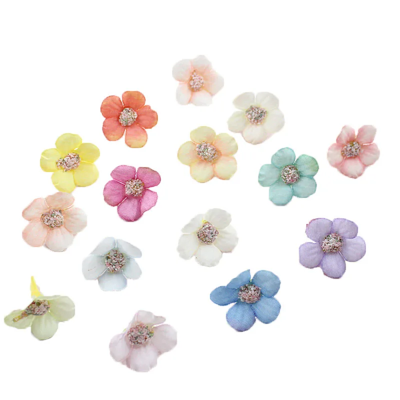 2 см многоцветная Маргарита Флорес cabezas мини seda flores artificiales para guirnalda Скрапбукинг hogar boda украшение