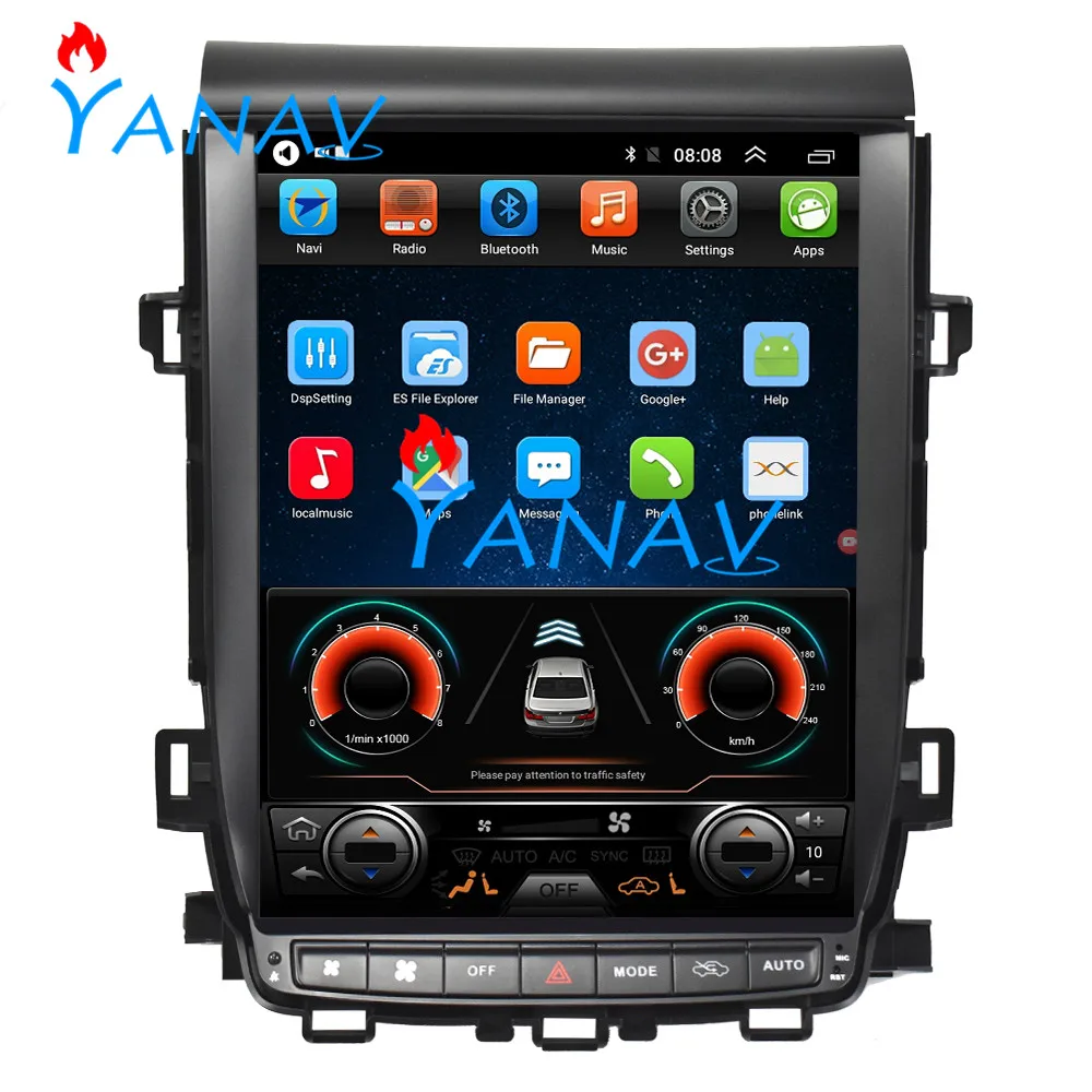 

Vertical tesla Android Car DVD player GPS Navigation for Toyota-Alphard A20 2010-2014 Multimedia Touch Screen Radio Car Stereo