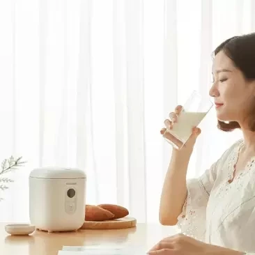 Xiaomi O плита Мини рисоварка 1.2л одна кнопка быстро вскипятить энергосберегающие каши Детские продукты антипригарное дно легкая чистка