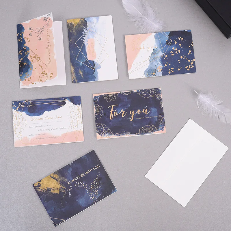 Поздравительные открытки набор поздравительных открыток карты с конвертом