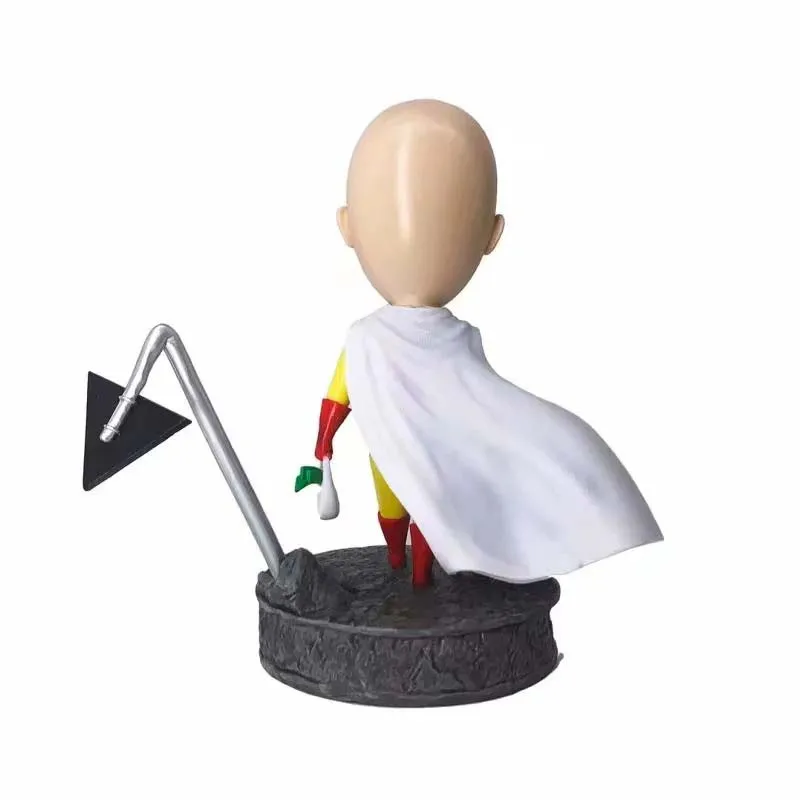 

Cute ONE PUNCH MAN Mr. Saitama Shopping Figure Cloak Models Collectible Toys