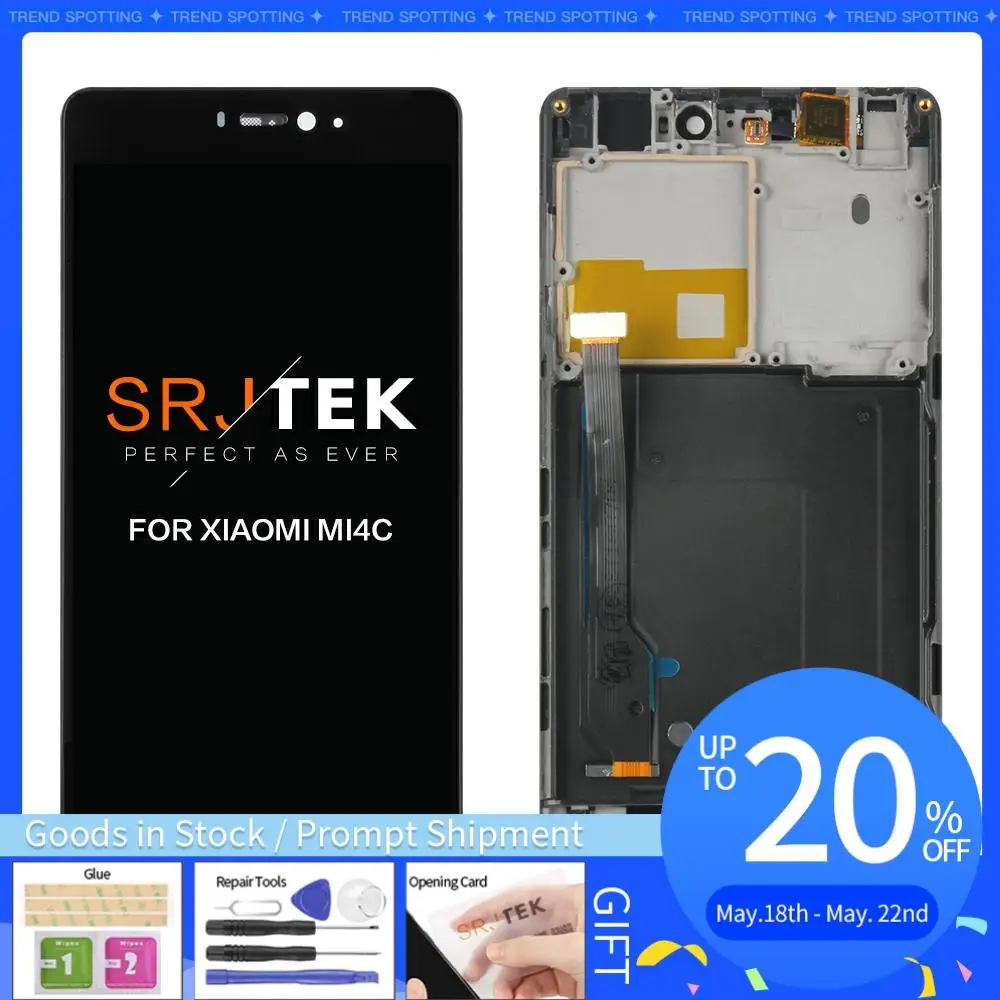 Без битых пикселей 5 0 &quot1920x1080 замена экрана Mi 4C LCD для XIAOMI Mi4C ЖК-дисплей сенсорный