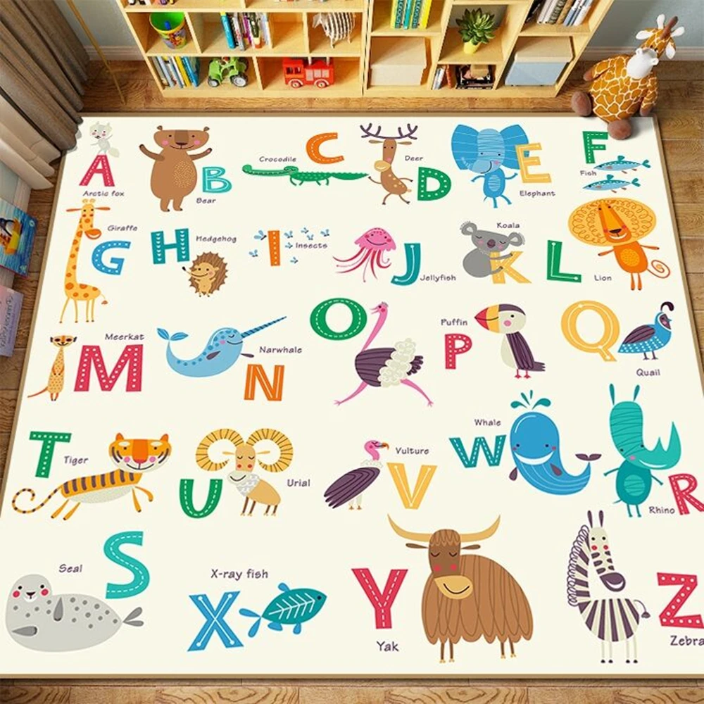 Супер толстый 1 см складной мультяшный детский игровой коврик Xpe пазл высокое