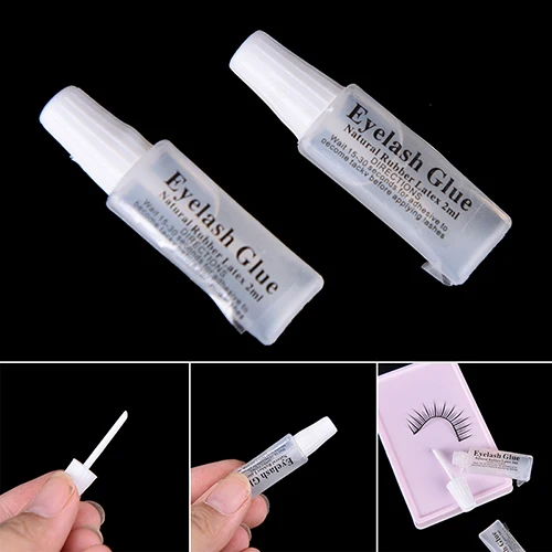 15 г 2 шт белые портативные накладные ресницы клей образец | Красота и здоровье