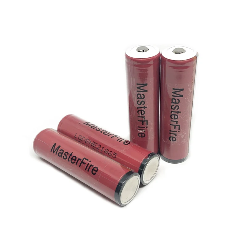

MasterFire Original Protected ICR18650 HE2 2500mah 18650 3.6V 30A discharge High Drain Rechargeable Lithium Battery with PCB