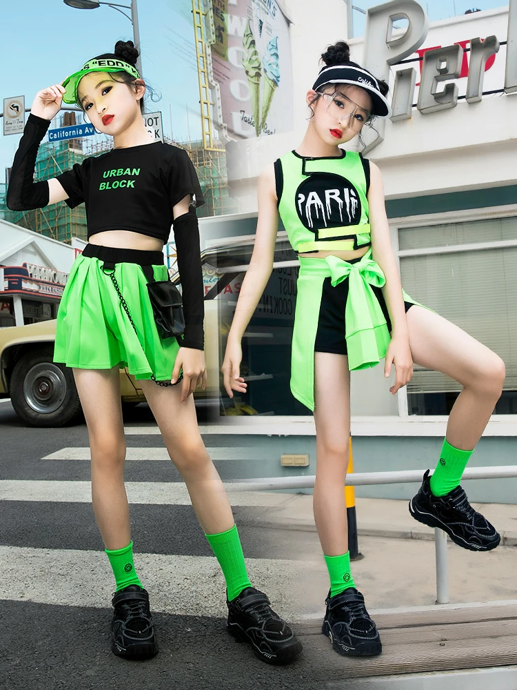 

Children's Day Fashion Girl Catwalk Model Catwalk Fashion Clothes Girls Jazz Dance Costume Hip-hop Children's Dance Costumes