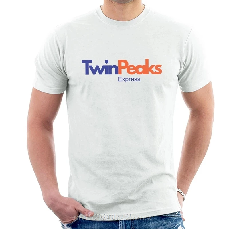 Забавный принт 2020 camiseta Твин Пикс Экспресс FedEx Мужская футболка wo мужчины