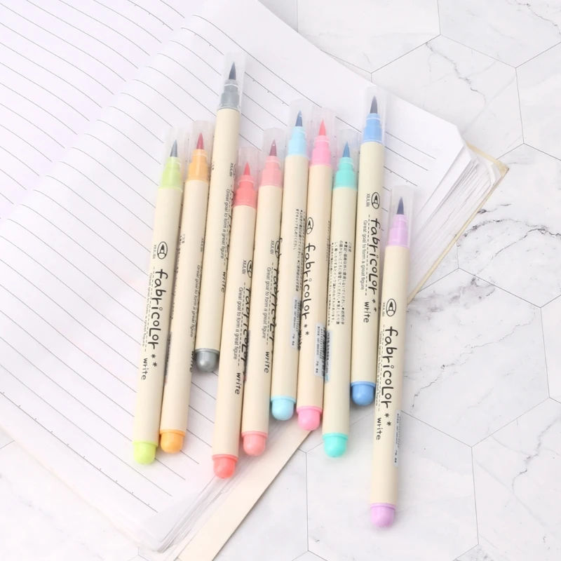 

10 Colors Watercolor Marker Pen Soft Brush Calligraphy Sketch Drawing Painting 203B