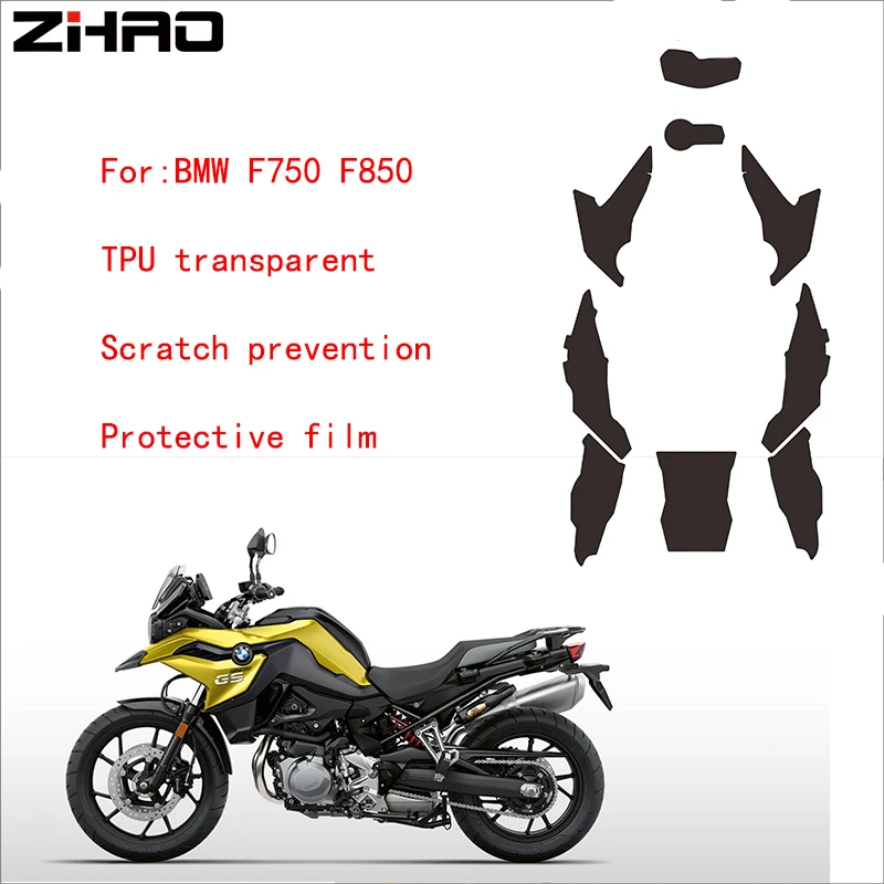 

Наклейка на весь автомобиль из ТПУ, прозрачная защита от царапин, наклейка на газ для BMW F750 GS F750GS, защитная накладка на бак мотоцикла