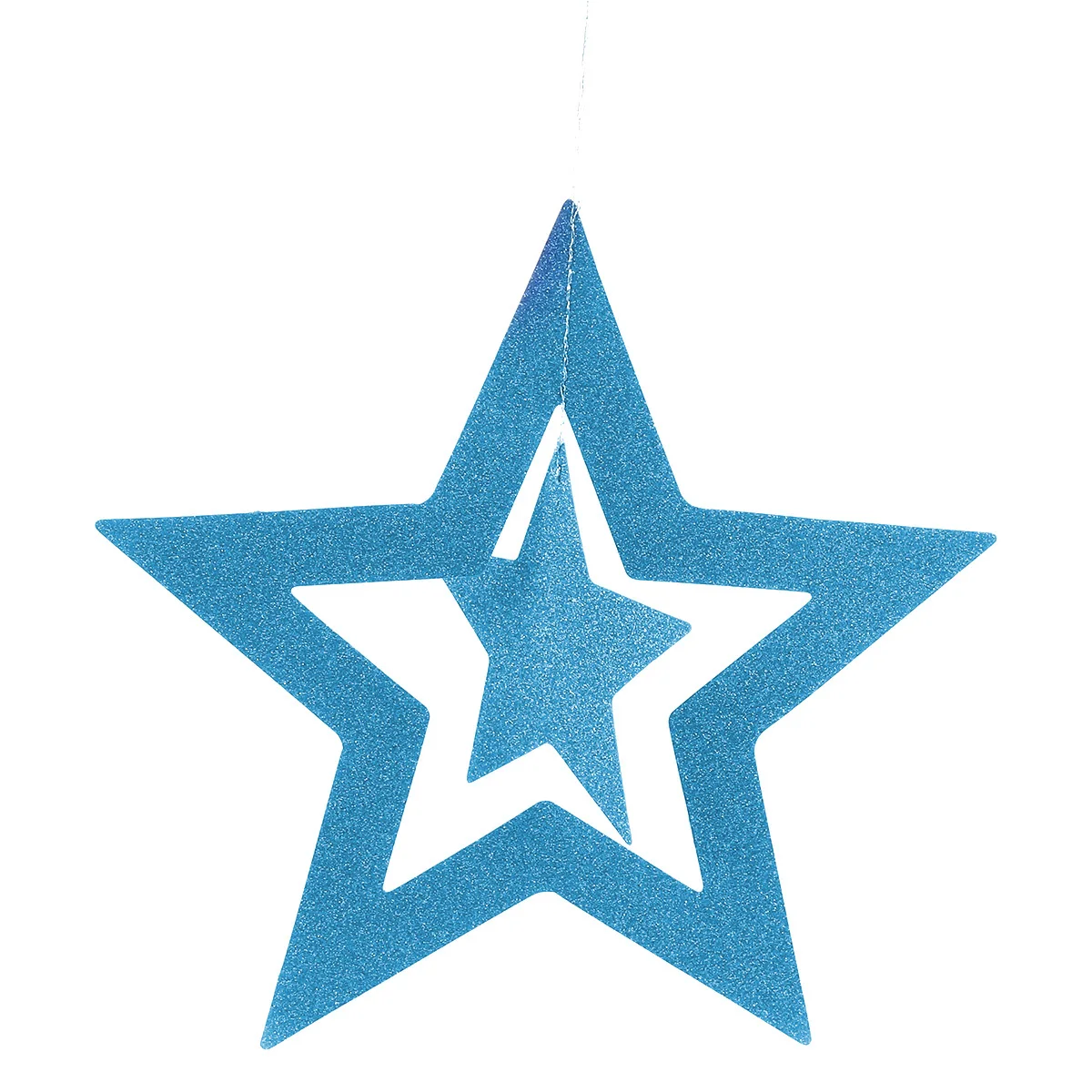 7 шт. Звезда стиль подвесной полой бумаги звезда гирлянда цепочка для праздника