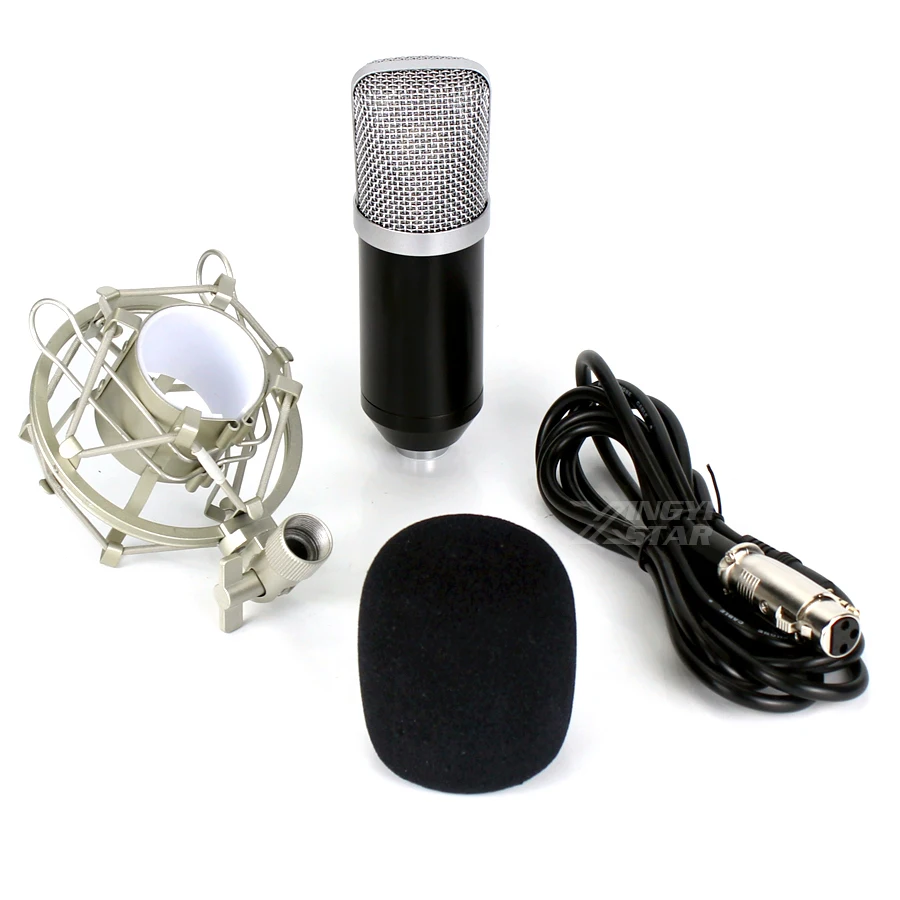 

BM700 Kit Condenser Microphone Filter With Adjustable Scissor Arm Stand Shock Mount For Computer Recording Studio Sing Karaoke