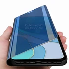 Зеркальный смарт-чехол для oneplus 8 T, кожаный чехол-книжка с подставкой для oneplus 8 T, 8 T, oneplus8 T