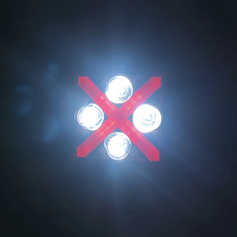 

New 20W X Shape Small Square Lights With Daily Walking Lights Signal Lamp Automobiles & Motorcycles Lights Car Accessories