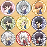 anime fruits basket honda tooru soma kyo soma ayame figure 4642 badges round brooch pin gifts kids collection toy