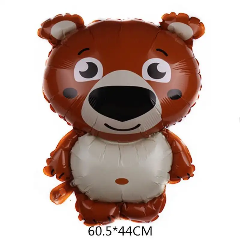 1 шт мультфильм животных Алюминиевая Пленка воздушный шар Дети День рождения