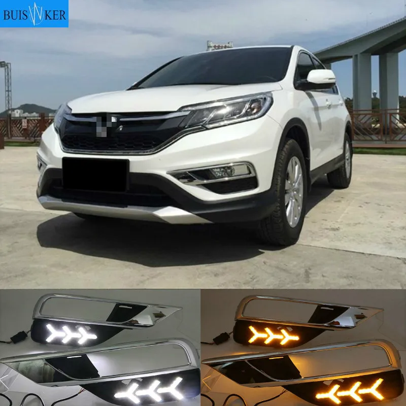 Для Honda CRV CR V 2015 2016 светодиодный Автомобильные дневные ходовые огсветильник