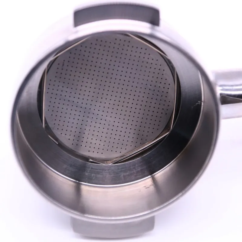 

Stainless Steel Bottomless Portafilter Professional Espresso Coffee Machine Wooden Handle Professional Accessory