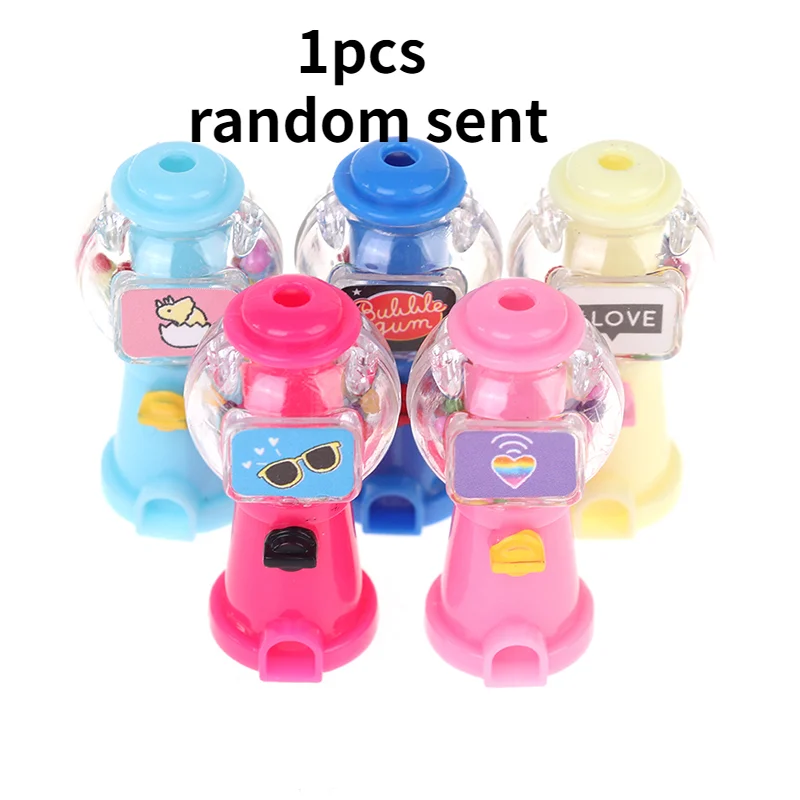 

1Pc 1:12 Dollhouse Miniature Candy Machine Egg Twisting Machine Doll House Decor Toy For Dollhouse Random Color
