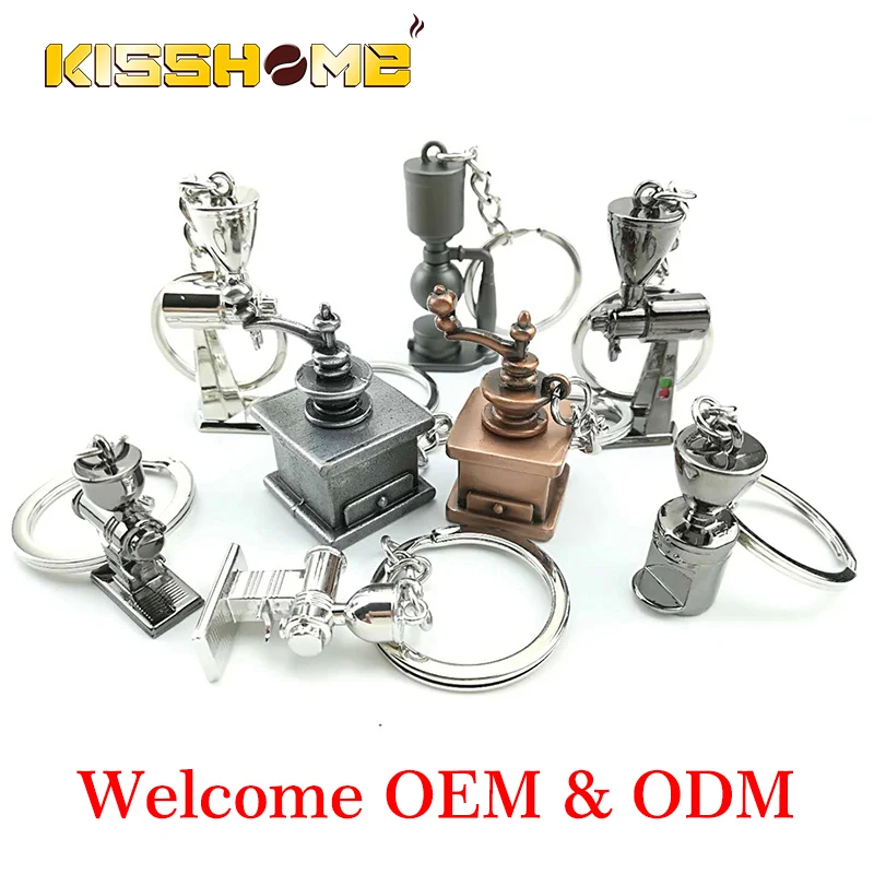 Пара аксессуары для приготовления эспрессо кофе брелок мини тампер красивый