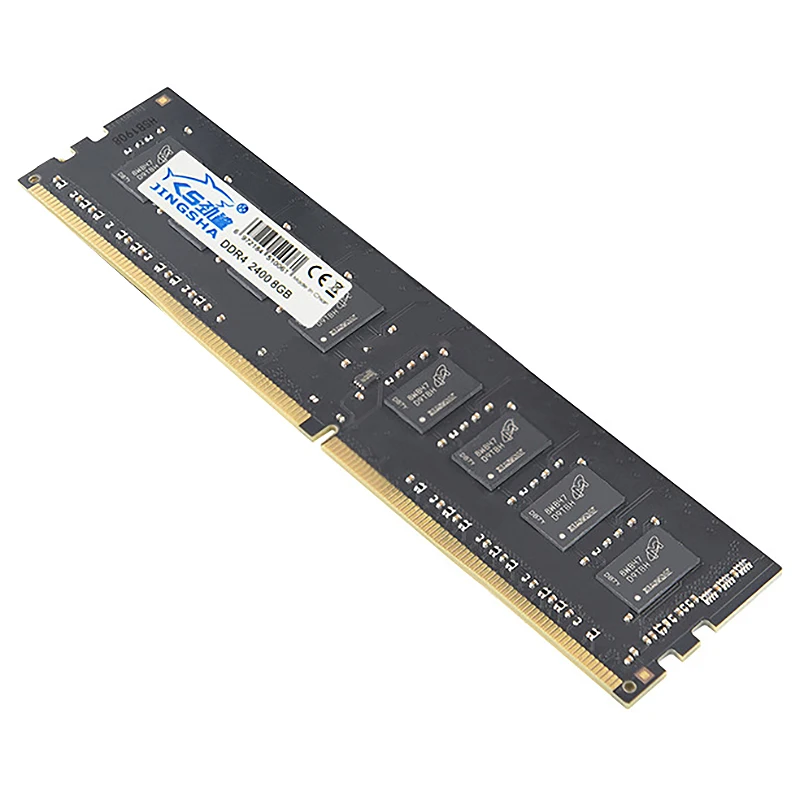 

JINGSHA 8G DDR4 RAM 2400MHz 1.2V 288-Pin Computer Game Memory Module, Compatible with 1333/1600 Frequency