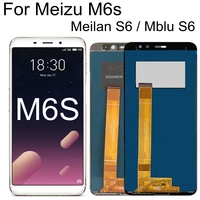 5 7 for meizu m6s lcd for meilan s6 mblu s6 m712h m712q lcd screen displaytouch panel digitizer for m6 s mblu s6 lcd screen
