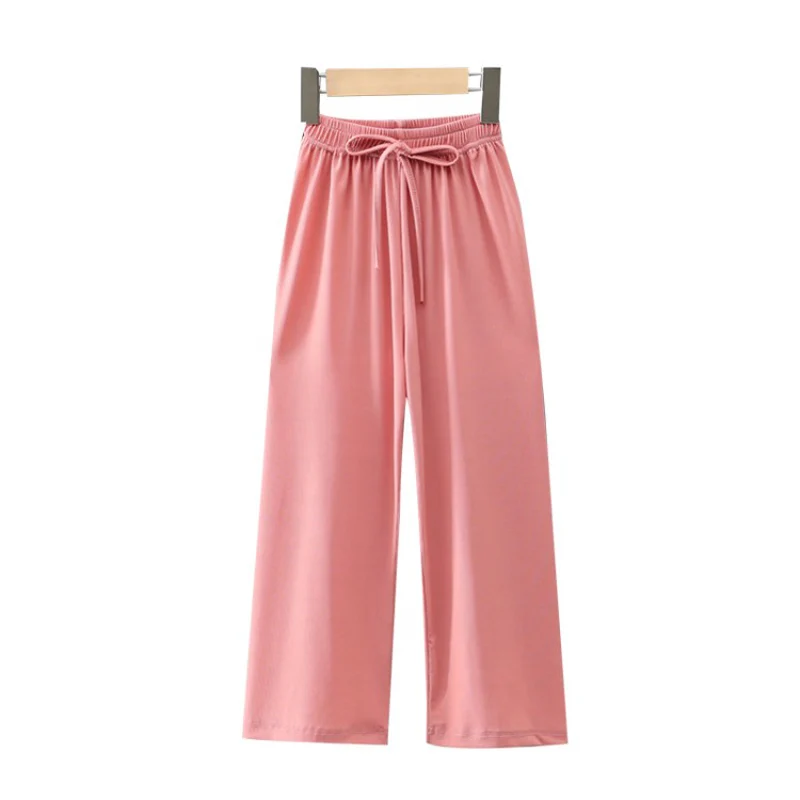 

y21035 Ice Silk Wide Leg Pants