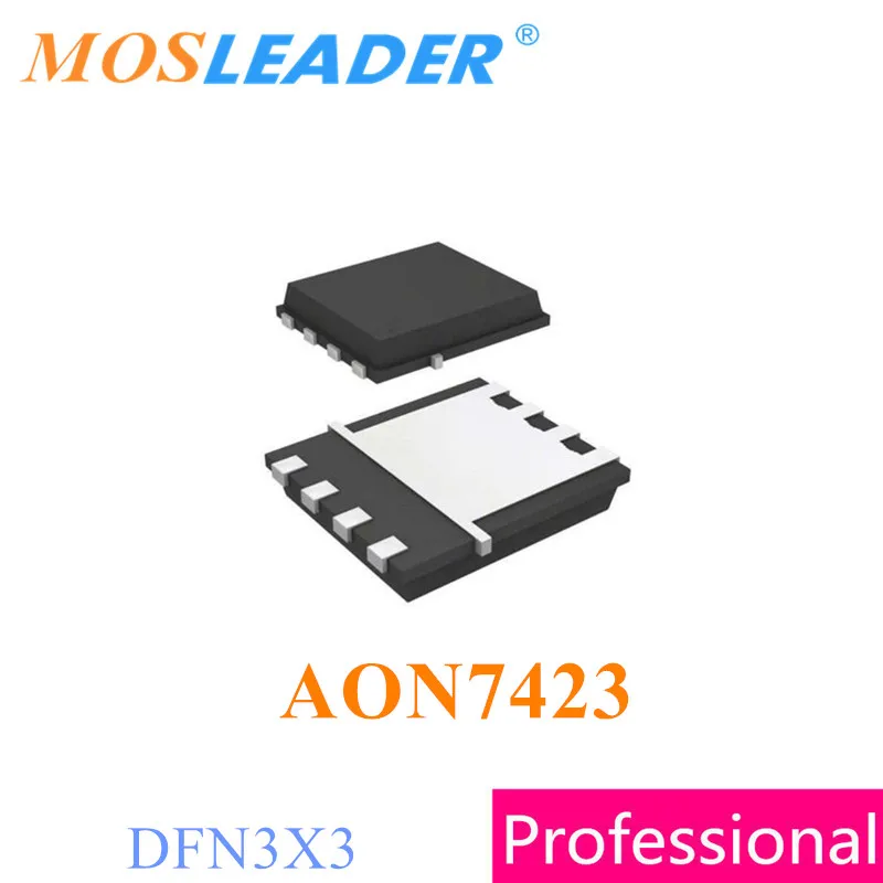 

Mosleader AON7423 DFN3X3 100PCS 500PCS 1000PCS P-Channel 20V 50A Made in China Mosfets High quality