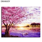 Набор для рисования по номерам на холсте, с рамкой