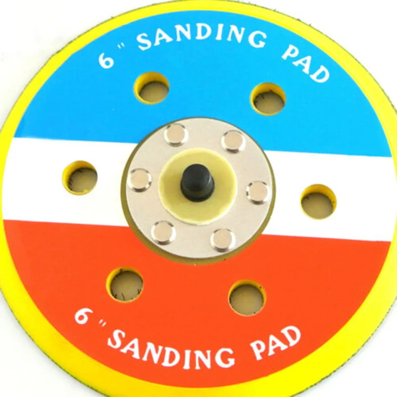 

Grit Surface Sanding Disc 147mm 6 Holes Hook Loop 12000RPM Sander Polishing