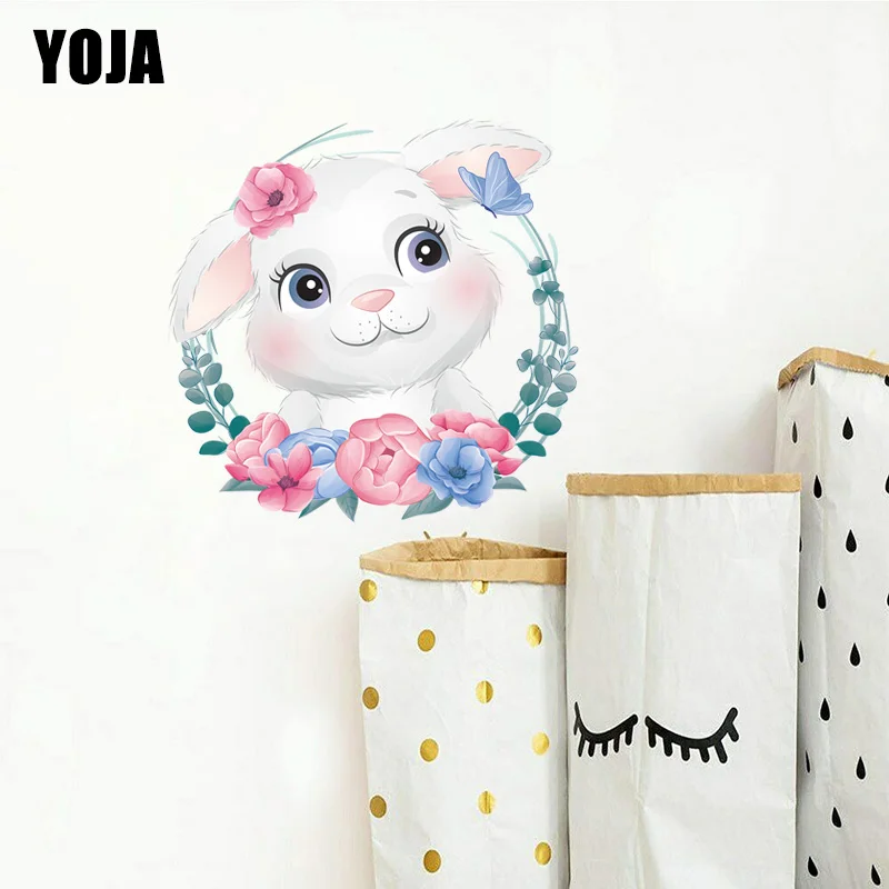 

YOJA 55X54CM стильная футболка с изображением персонажей видеоигр гирлянда пес в детской комнате наклейки на стену забавные наклейка для домашн...