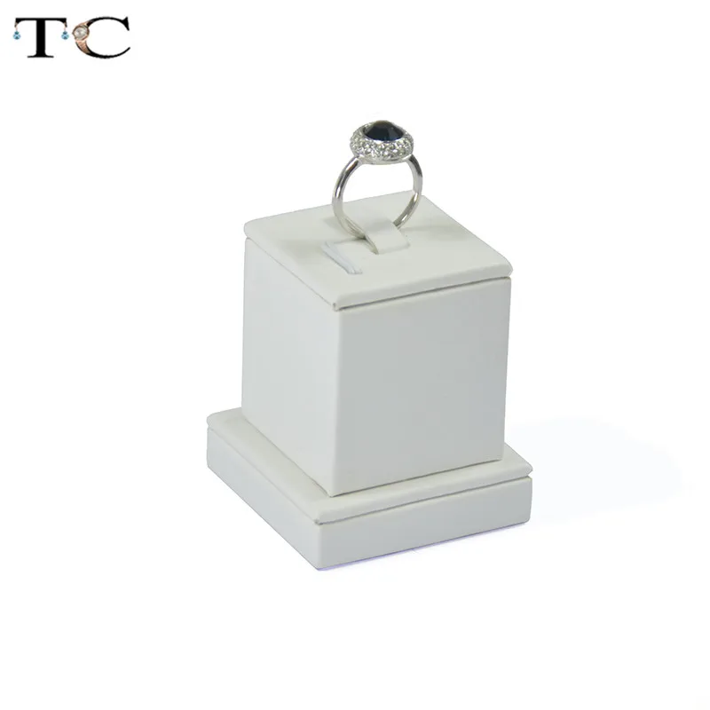 2 шт./Лот витрина для ювелирных изделий стойка держатель колец белые и черные