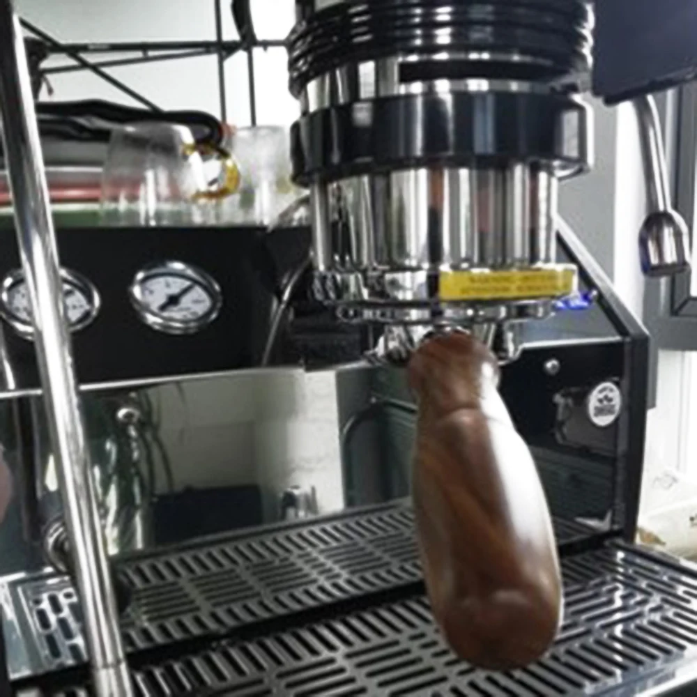 

58mm Coffee Bottomless Portafilter For La Marzocco E61 Wood Handle Replacement Kitchen Dining Bar Coffeeware Coffee Filter