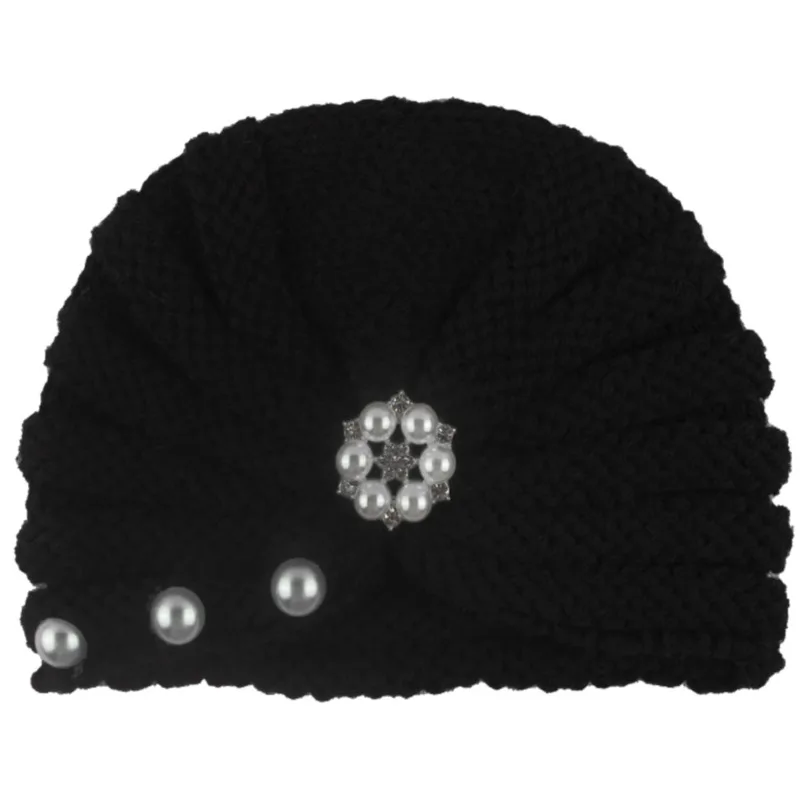 Новинка 2019 наборы из ленты с бусинами детская шапочка Индии шерстяное вязаное