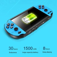 outmix x7 handheld game console 4 3 inch screen mp4 player video games retro real 8gb support for psp game camera video e book