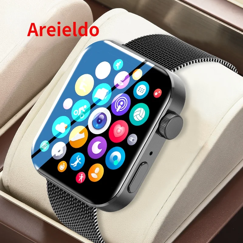 2021 Bluetooth Answer Call Smart Watch Men Full Touch Dial Call Fitness Tracker IP67 Waterproof 4G ROM Smartwatch for women