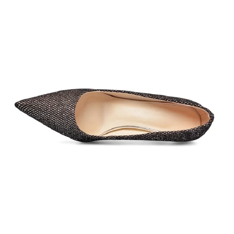 

Women's Pumps High Heels Shoes Pointed Toe Shoes Thin Heels Spring Summer Shiny Elegant Party Wedding Heels Shoes Size 33-43