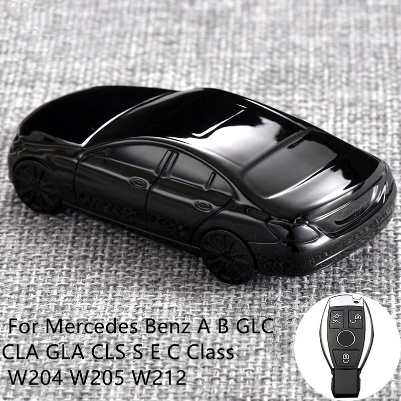 

Zinc Alloy Remote Smart Car Key Case Cover for Mercedes Benz W203 W204 W212 C180 GLK300 CLS CLK CLA SLK C S E Class Car Styling