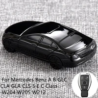 zinc alloy remote smart car key case cover for mercedes benz w203 w204 w212 c180 glk300 cls clk cla slk c s e class car styling